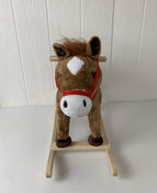 secondhand Animal Adventure Plush Rocking Horse, Chestnut Horse