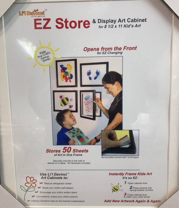 secondhand Li’l Davinci EZ Store & Display Art Cabinet, 8 1/2 x 11