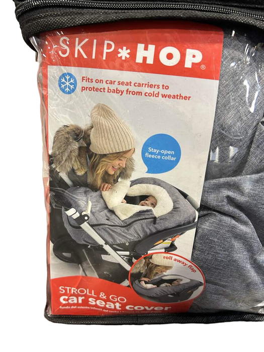 secondhand Skip Hop Stroll And Go Car Seat Cover, Heather Gray