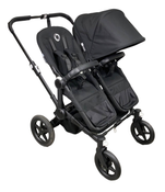 secondhand Bugaboo Donkey 5 Duo Stroller, 2023, Black , Black 