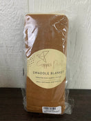 used Copper Pearl Bamboo Knit Swaddle Blanket, Camel