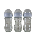 used Philips Avent Natural Glass Baby Bottles