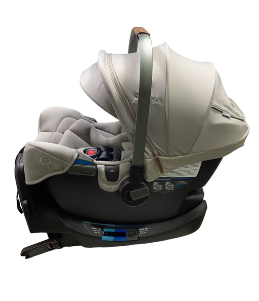 secondhand Nuna PIPA rx Infant Car Seat with RELX Base, 2022, Hazelwood