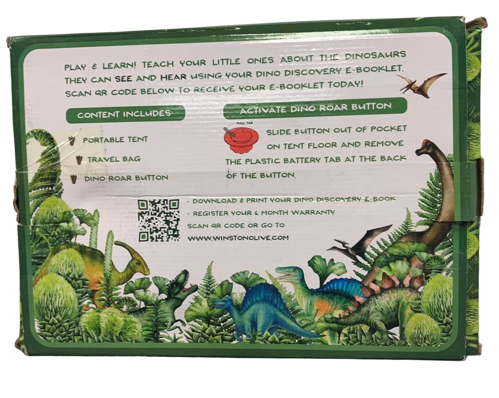 Winston & Olive Dinosaur Discovery Play Tent