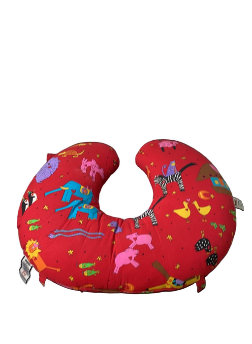 used Boppy Nursing Pillow, Red Animals
