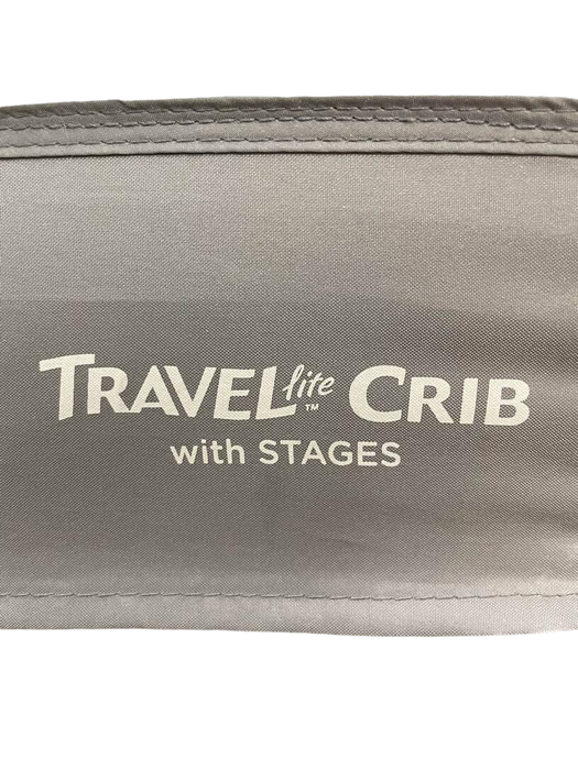 used Graco Travel Lite Crib, With Stages