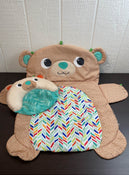 used Bright Starts Tummy Time Prop & Play Mat, Bear