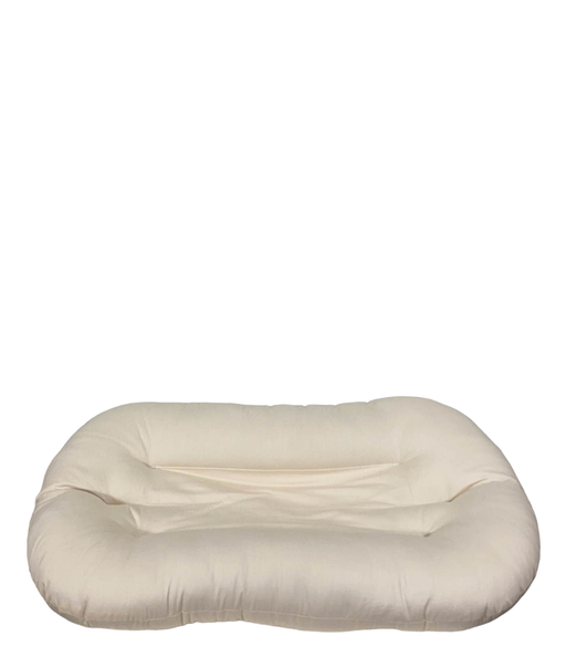 secondhand Snuggle Me Organic Sensory Infant Lounger, Quilted Buttercream