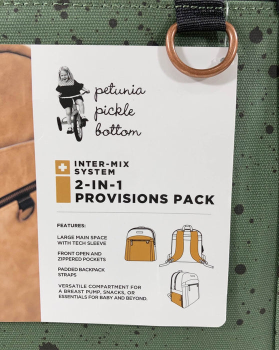 secondhand Petunia Pickle Bottom 2-in-1 Provisions Breast Pump Backpack