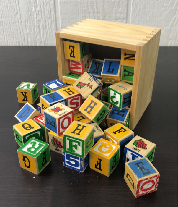 secondhand Schylling Alphabet Blocks