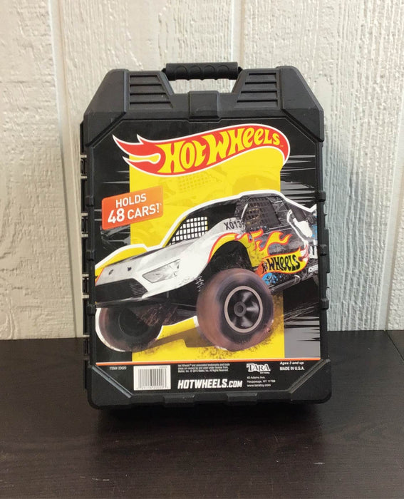 used Hot Wheels 48 Car Storage Case, With Cars