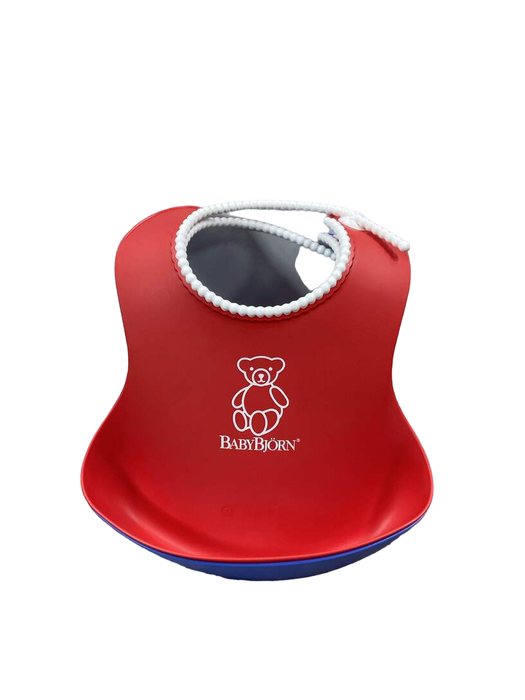 Shop BabyBjorn Feeding Bib Set 2 Pack, Red/Blue at GoodBuy Gear