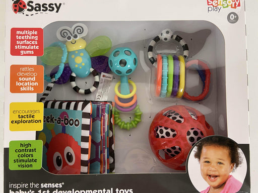 secondhand Sassy Baby's First Developmental Toys Gift Set