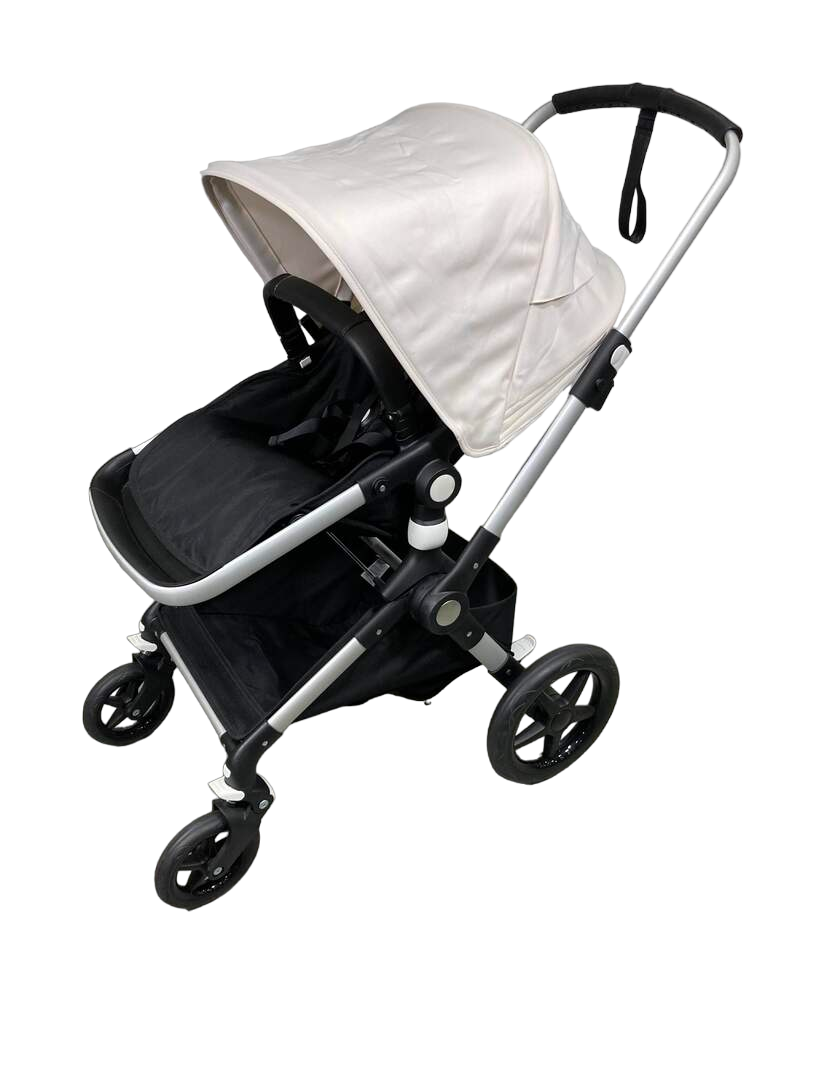 Bugaboo Lynx Stroller, Fresh White, Black, Aluminum, 2019
