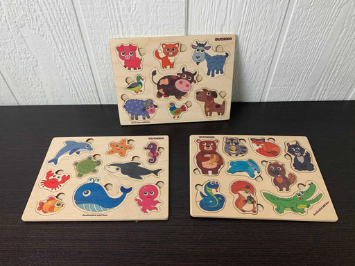 used BUNDLE Wooden Puzzles