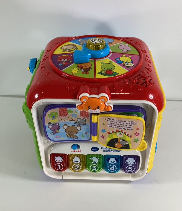 used VTech Sort And Discover Activity Cube