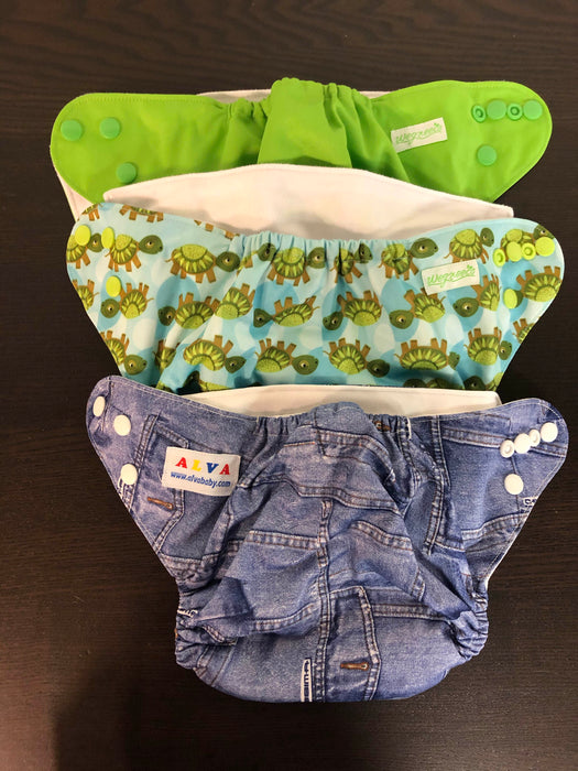 used BUNDLE Cloth Diapers