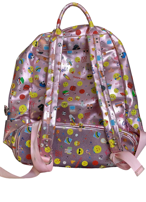 secondhand Bari Lynn Kids Metallic Emoji Backpack