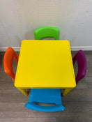 used Tot Tutors Kids Plastic Table and 4 Chairs Set