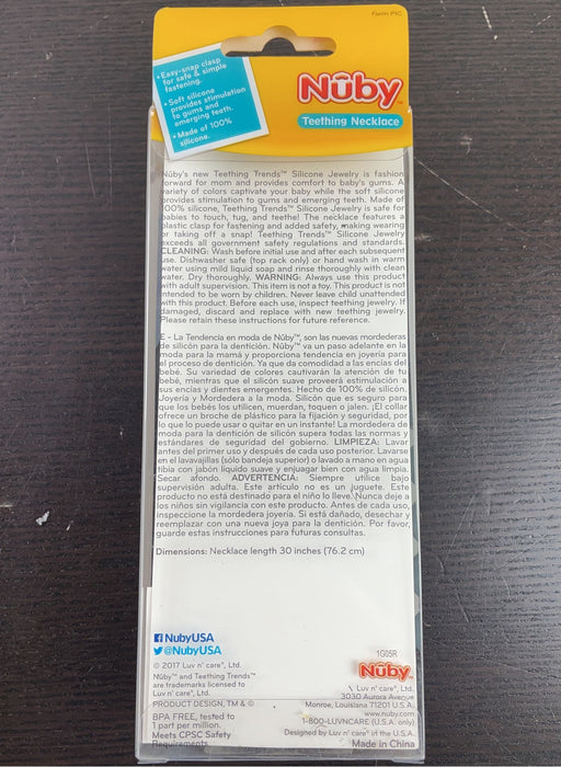 secondhand Nuby Teething Necklace