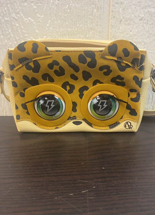 used Purse Pets Interactive Purse, Leopard