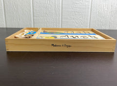 used Melissa & Doug See & Spell Wooden Educational Board