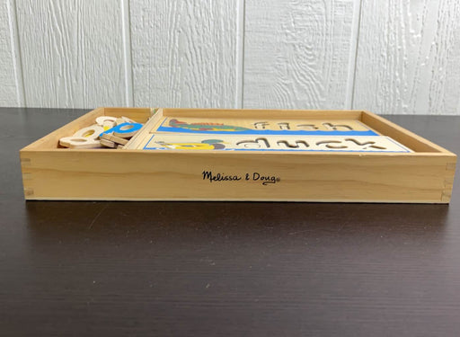 used Melissa & Doug See & Spell Wooden Educational Board