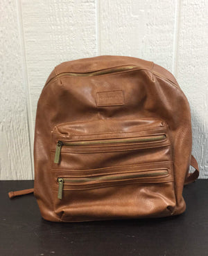 Honest city backpack diaper bag deals in cognac