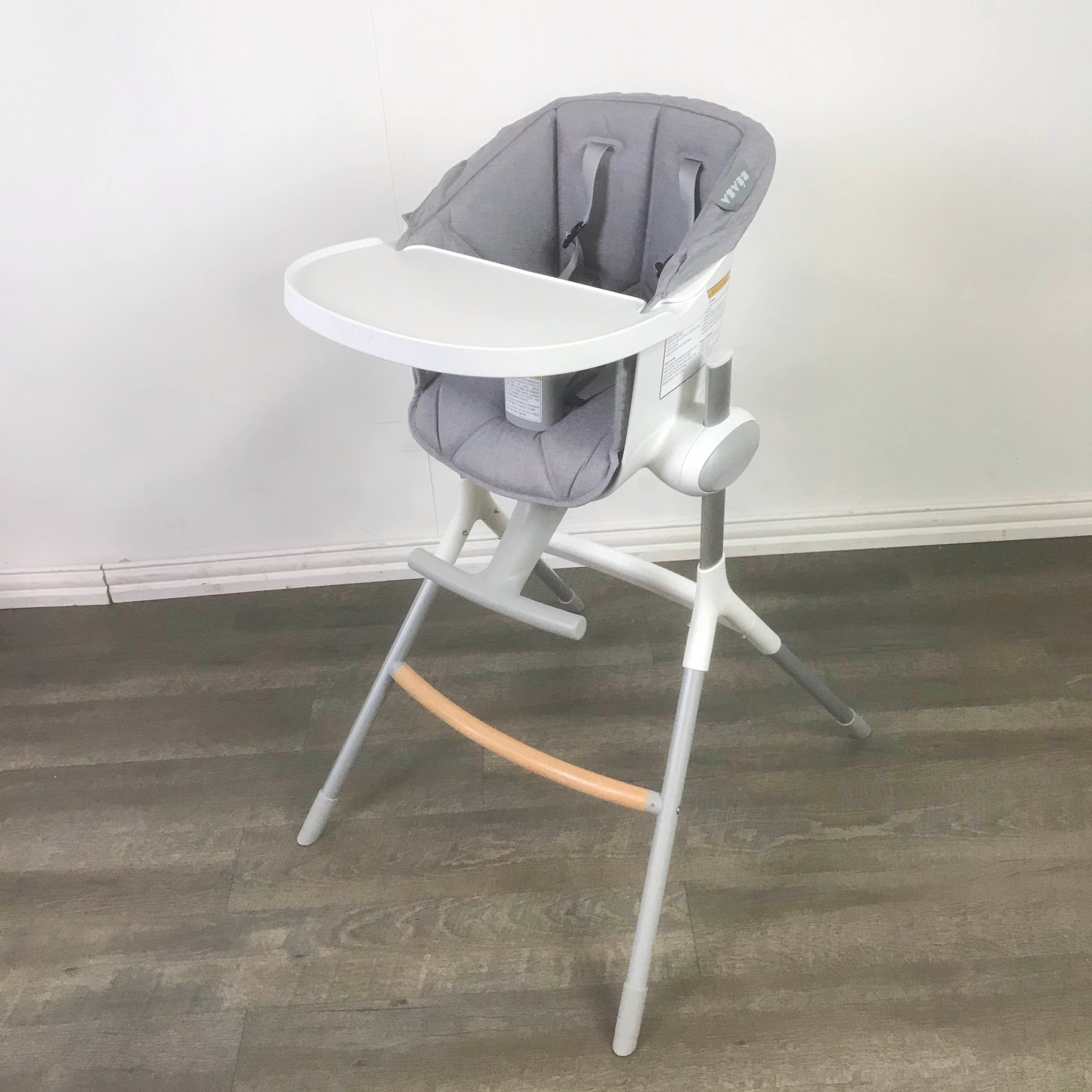 BEABA Adjustable High Chair, Height Adjustable Baby High Chair with Six  Height Settings, from Kitchen Table to Island or Counter, Removable Tray  and