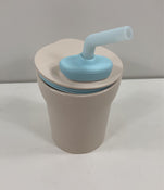 used Miniware 1-2-3 Sip! Cup, Vanilla/Aqua