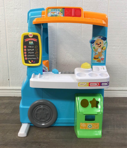 secondhand Fisher Price Laugh And Learn Servin’ Up Fun Food Truck