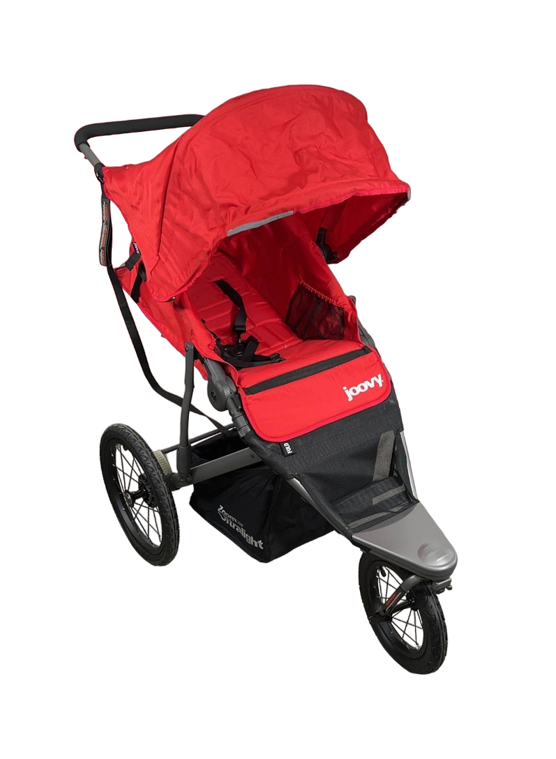 Joovy Zoom 360 Ultralight Jogging Stroller, 2021, Red