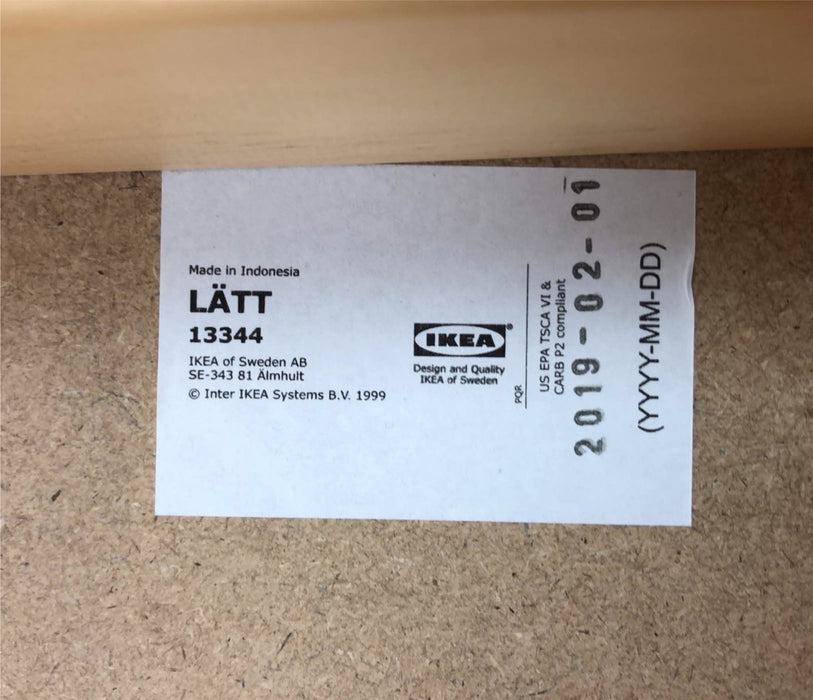 IKEA LATT Children's Table And 2 Chairs