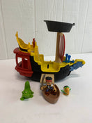 used Fisher Price Disney Jake And The Neverland Pirates Hook’s Jolly Roger Ship