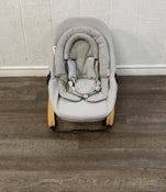 secondhand Bloom Coco Go 3-in-1 Bouncer, Natural Wood, Frost Grey Organic, With Infant Insert