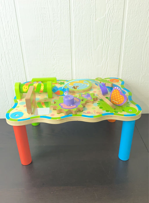 used Melissa & Doug Jungle Wooden Activity Table