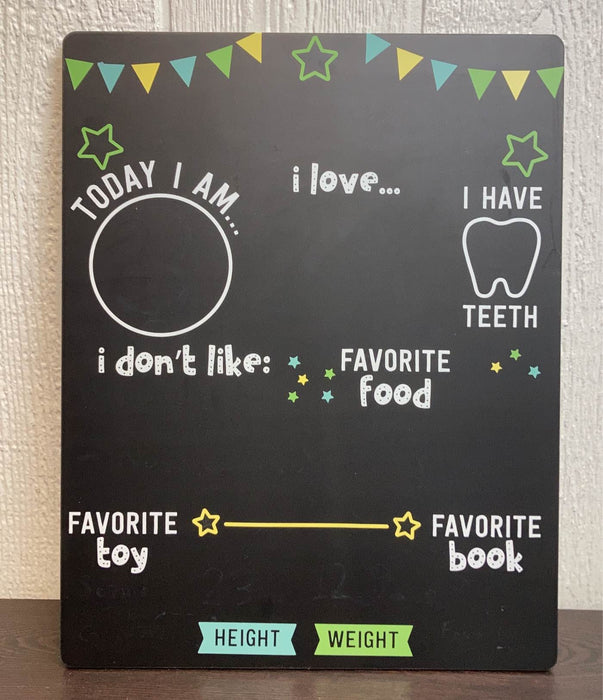 Shop Pearhead All About Baby Chalkboard at GoodBuy Gear