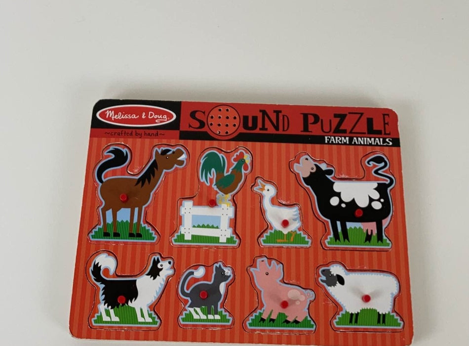 Shop Melissa & Doug Sound Puzzle, Farm Animals at GoodBuy Gear