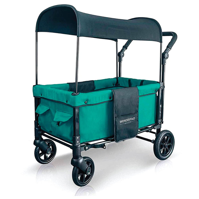 used Wonderfold W1 Original Stroller Wagon, 2021, Teal Green