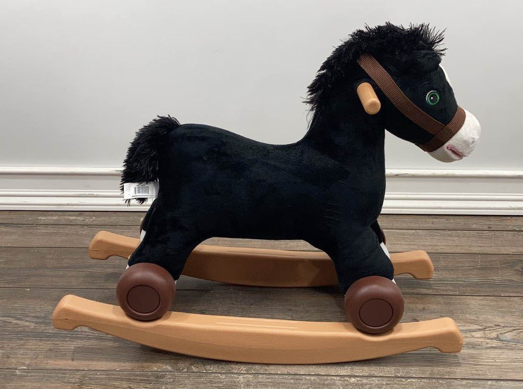 Rockin’ Rider 2in1 Pony RideOn, Black