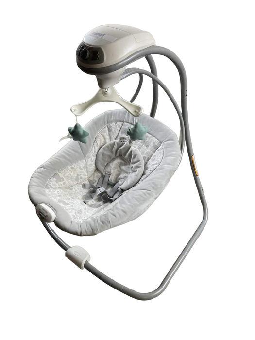 used Graco Simple Sway Baby Swing, Ivy