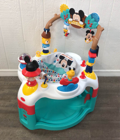 used Bright Starts Disney Baby Mickey Mouse Camping with Friends Activity Saucer