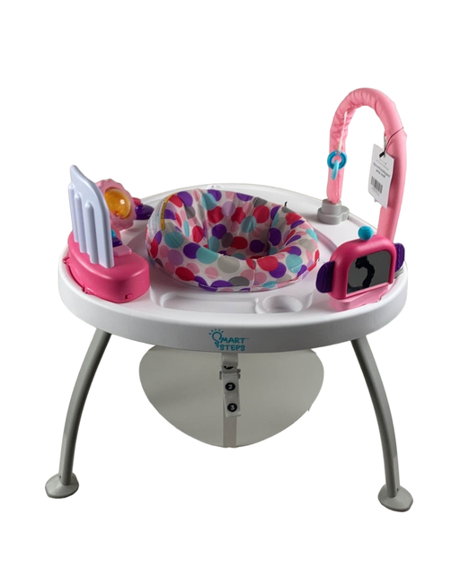 used Baby Trend Smart Steps 3-in-1 Bounce ‘N Play Activity Center Plus, Princess Pink