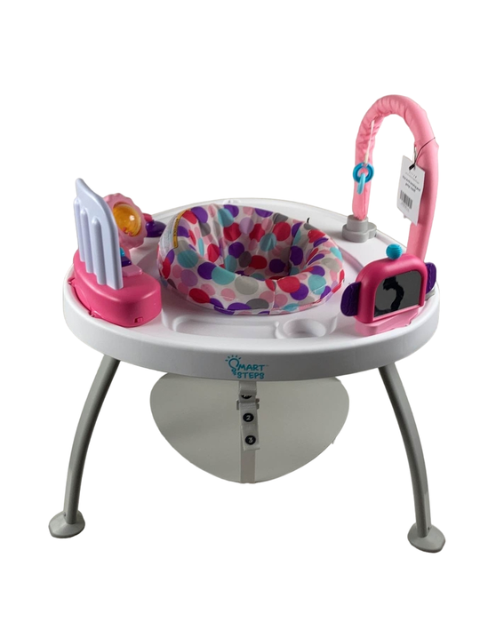 used Baby Trend Smart Steps 3-in-1 Bounce ‘N Play Activity Center Plus, Princess Pink