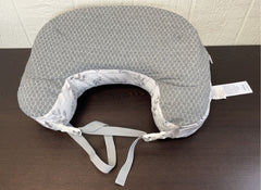Shop Boppy Best Latch Breastfeeding Pillow, Grey Leaf Stripe at GoodBuy Gear