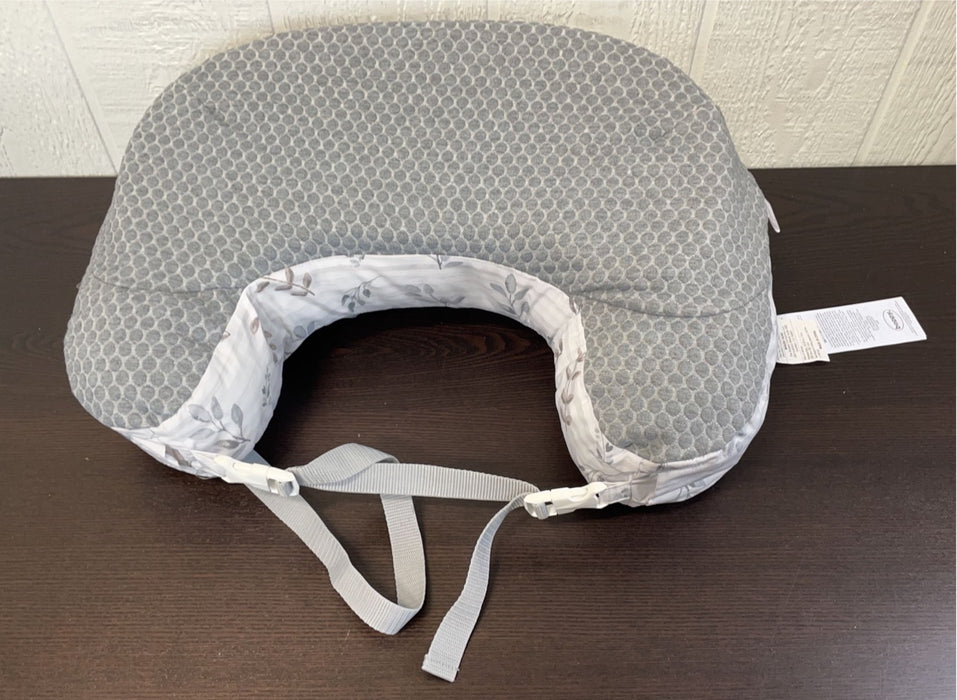 Shop Boppy Best Latch Breastfeeding Pillow, Grey Leaf Stripe at GoodBuy Gear