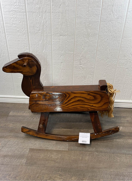 used Wooden Rocking Horse