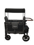 secondhand Wonderfold W2 Luxe Multifunctional Double Stroller Wagon, 2021, Charcoal Gray