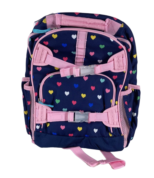 Pottery Barn Kids Mackenzie Backpack, Large, Navy Multi-Heart