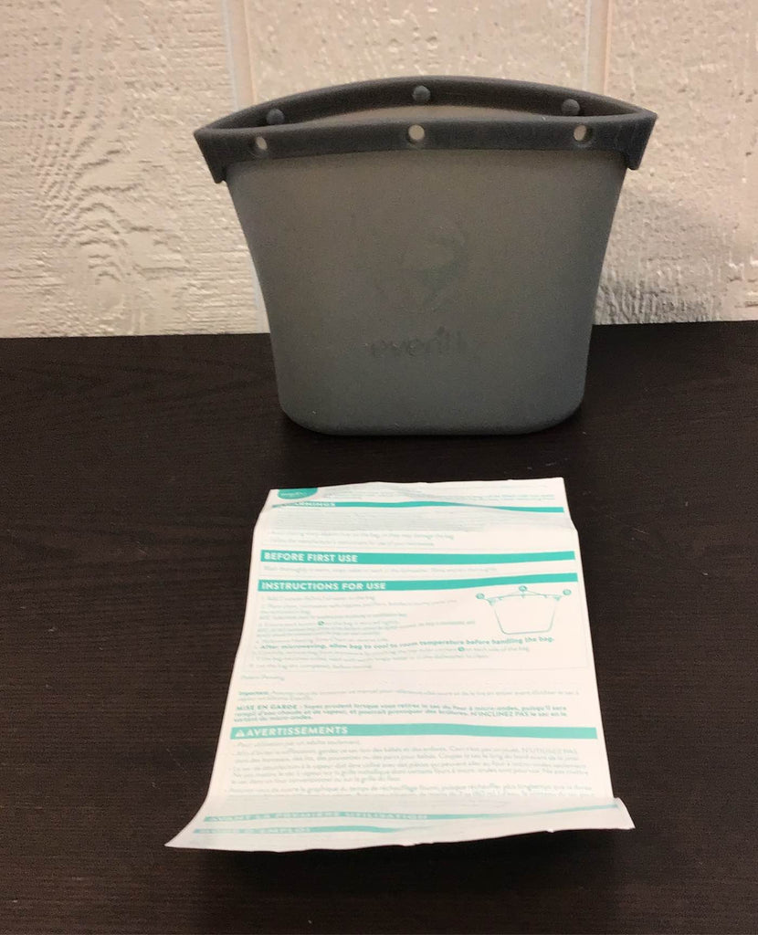 Evenflo Silicone Reusable Sanitizer Microwave Steam Bag